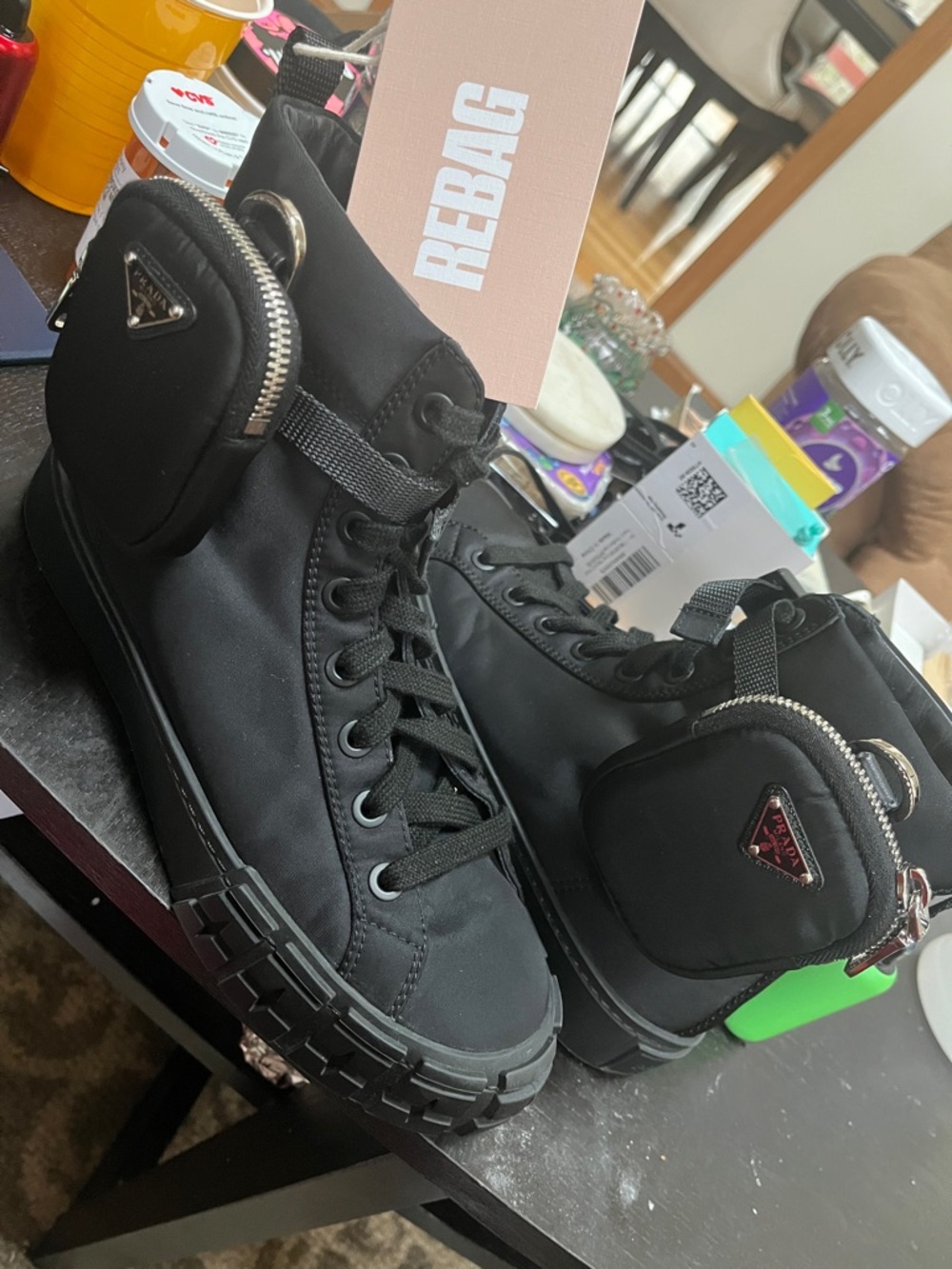 Prada Sneakers with detachable coin purse